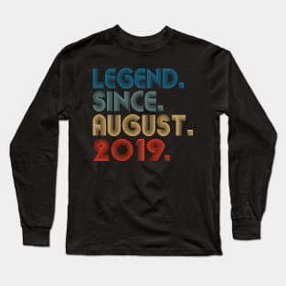 5 Legend Since August 2019 5Th Long Sleeve T-Shirt